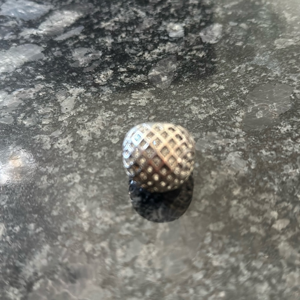 Fossil rhinestones ring I would say size 8 a few rhinestones missing not notice